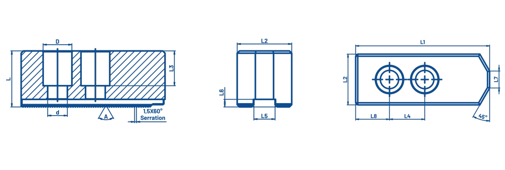 STANDARD 4ER WEICHE SPANNBACKEN