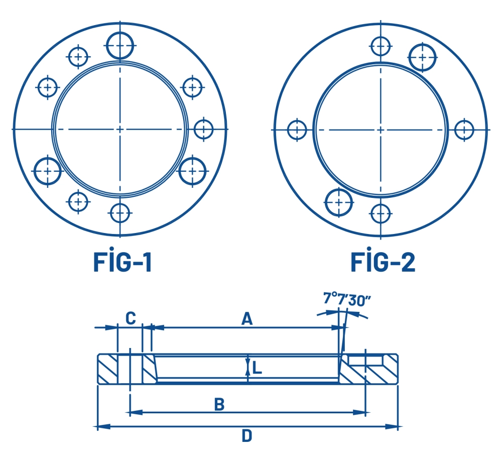 ФЛАНЦЫ ДЛЯ ГИДРАВЛИЧЕСКОГО ЗЕРКАЛО 